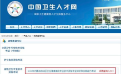 中国卫生人才网入口成绩查询,快速掌握考试得分详情
